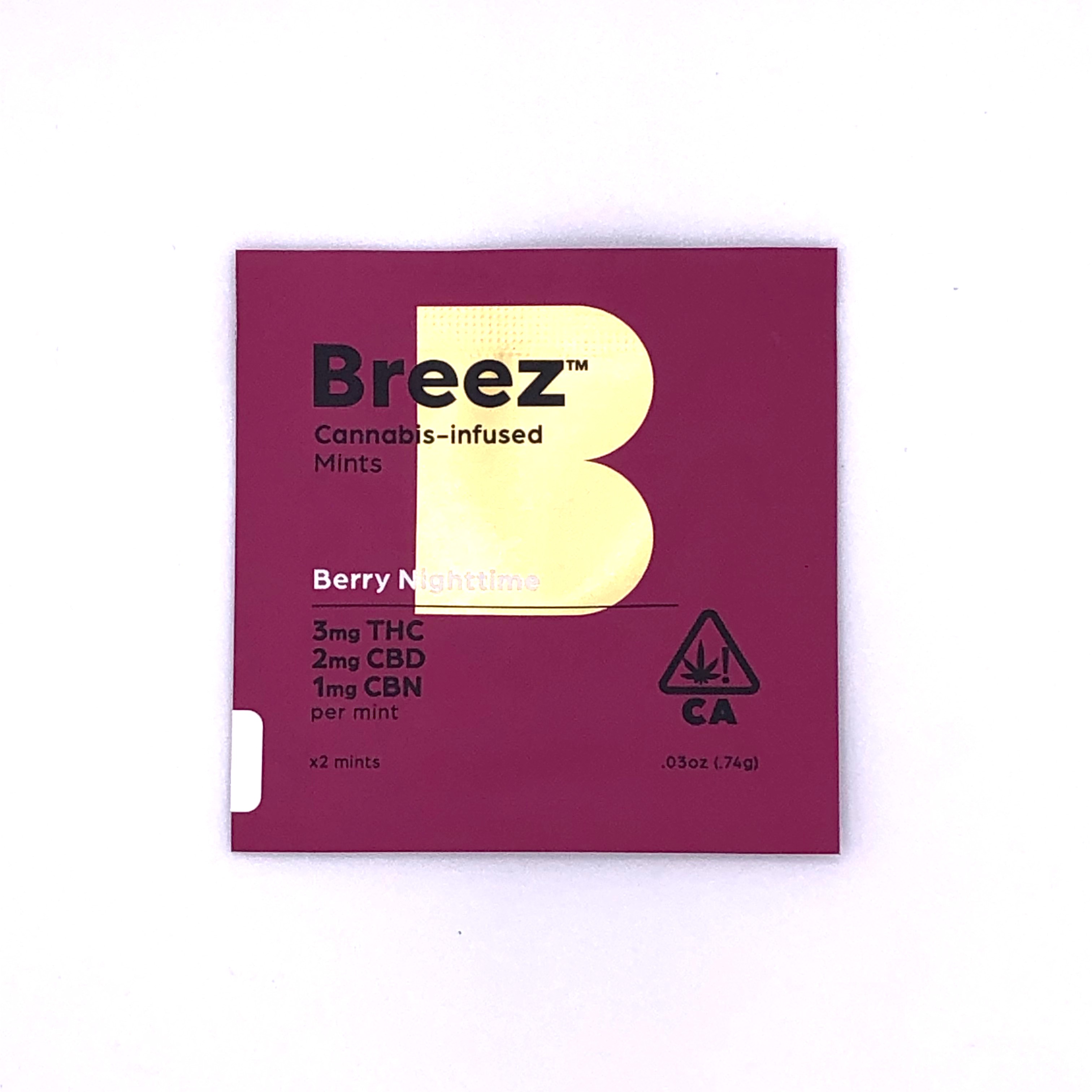 BREEZ MINTS - BERRY NIGHTTIME MINTS 2-PACK
